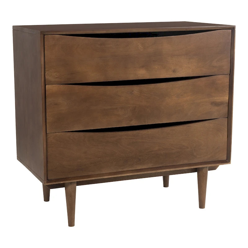 Dillon Solid Wood Three-Drawer Chest