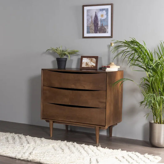 Dillon Solid Wood Three-Drawer Chest