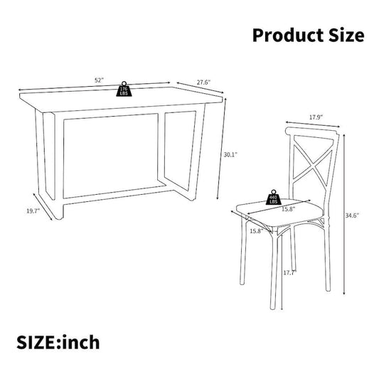 7 Pieces Dining Set Perfect for Kitchen