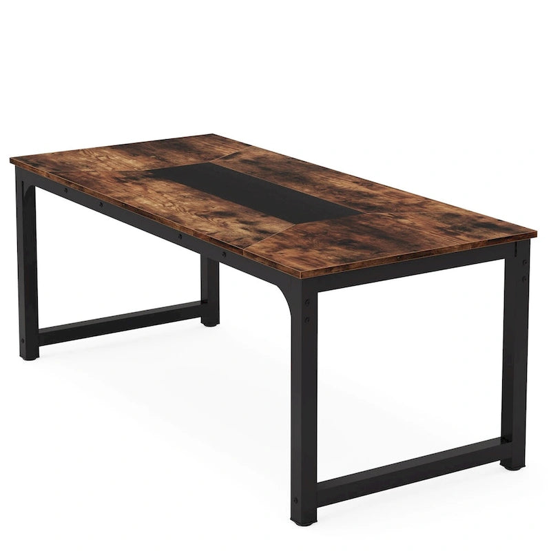 71 Wood Conference Table, Modern Seminar Table for Meeting Room - 70.9 L x 35.4 W x 30.3 H