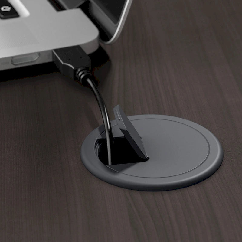 Cabot 60W L-Desk with Hutch and Drawers by Bush Furniture