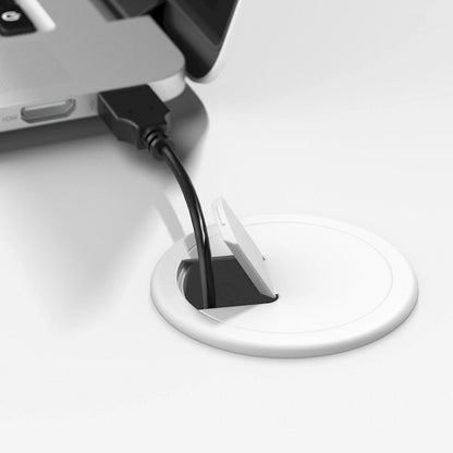 Cabot 60W L-Desk with Hutch and Drawers by Bush Furniture