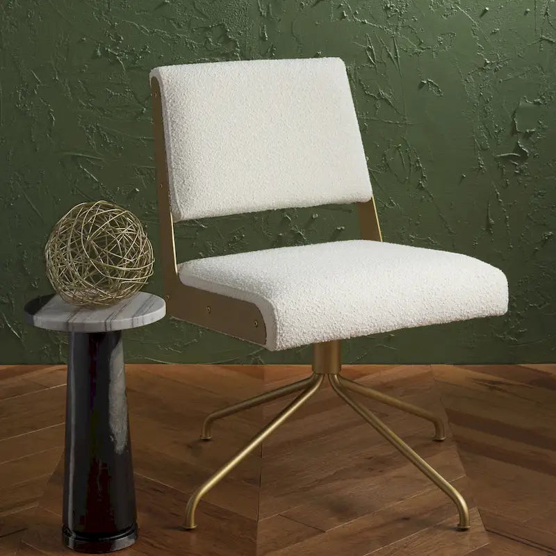 SAFAVIEH Couture Kanja Swivel Office Chair - 22Wx24Dx34H