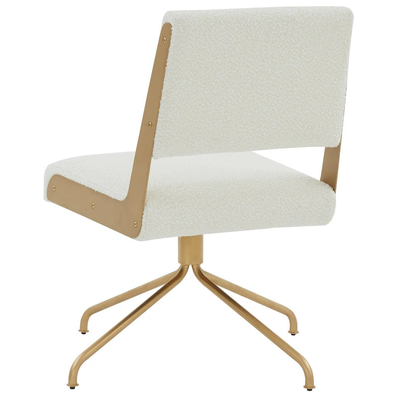 SAFAVIEH Couture Kanja Swivel Office Chair - 22Wx24Dx34H