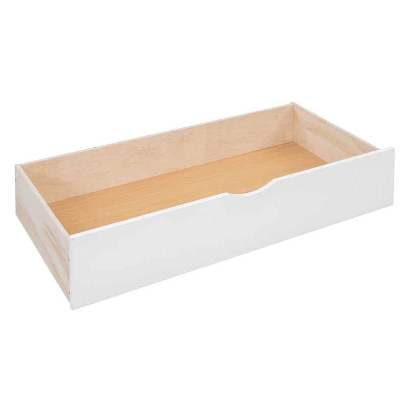 Modern Full Size Wood Daybed Storage Platform Bed Frame with All-in-One Cabinet, 2 Drawers and Shelf