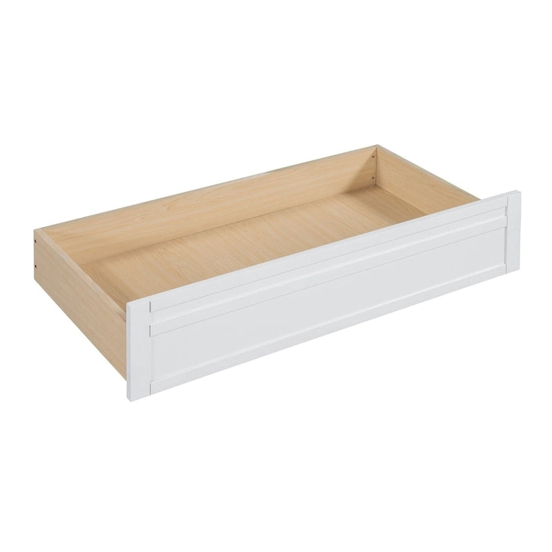 Twin Daybed with Storage Drawers & Shelves, Solid Wood Frame