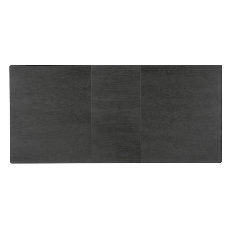 7 Pcs Dining Table Set, Solid Wood Table and Chairs Set with Extendable Dining Table, 2 Drawers and 6 Upholstered Chairs