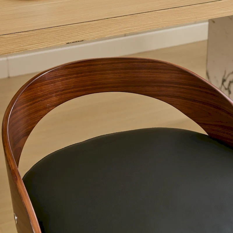 Counter Height Barstools Set of 2, Dining Chairs with Soft Cushion Seat, Kitchen Stool Island with Footstool and Low Back