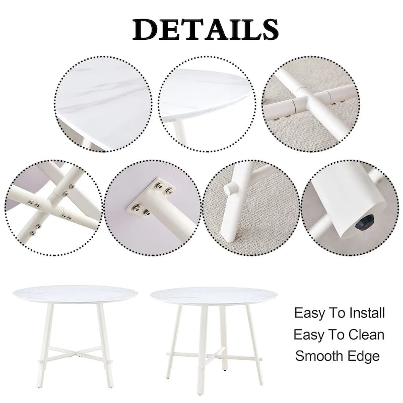 42 Modern Minimalist Round Dining Table