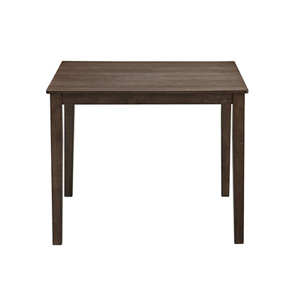 Kitchen Breakfast Nook Dining Table Chairs Set Square Wooden Dining Table Casual Dining Table with 4 Upholstered Dining Chairs