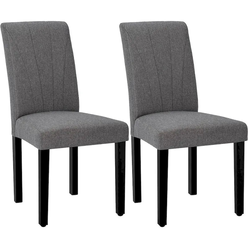 VECELO Upholstered Dining Chairs Set of 2 Parson Classic Upholstered Dining Chair,Modern 37 Parson Chairs