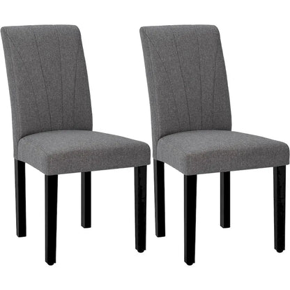 VECELO Upholstered Dining Chairs Set of 2 Parson Classic Upholstered Dining Chair,Modern 37 Parson Chairs