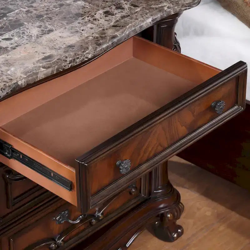 Furniture of America Eugene Traditional 3-Piece Solid Wood Panel Bedroom Set