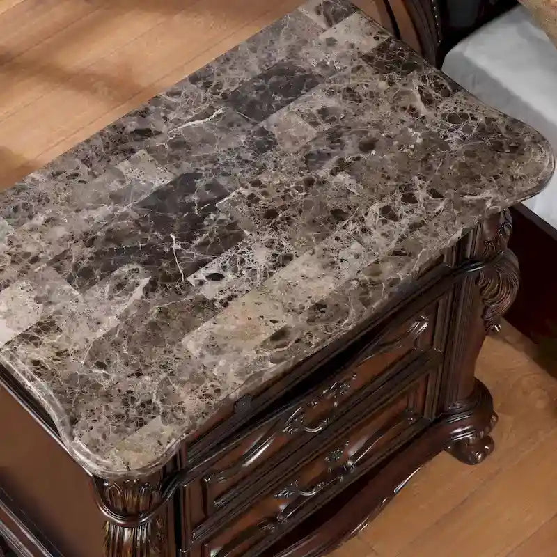 Furniture of America Eugene Traditional 3-Piece Solid Wood Panel Bedroom Set