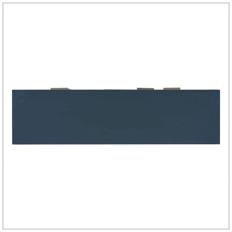 Minimalist Wave-Pattern Sideboard with Functional Storage