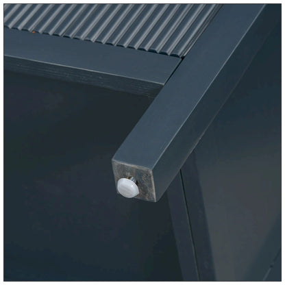 Minimalist Wave-Pattern Sideboard with Functional Storage