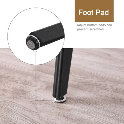 Ivinta Modern Small Dining Table Round Glass Coffee Table Farmhouse Kitchen Table