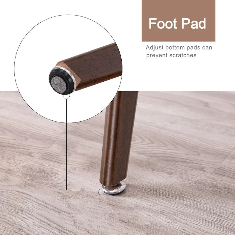 Ivinta Modern Small Dining Table Round Glass Coffee Table Farmhouse Kitchen Table