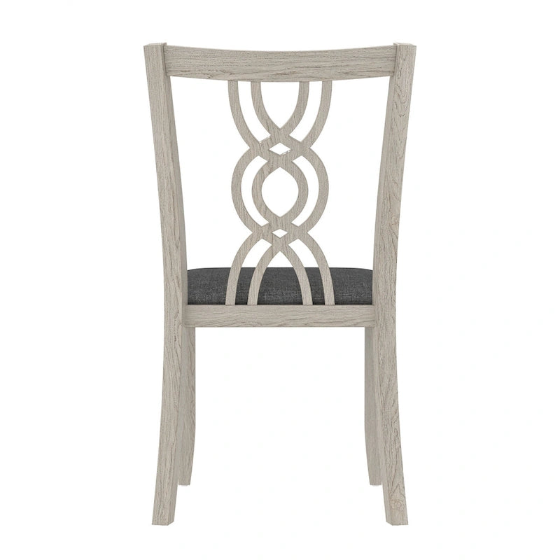 Javlergo Modern Solid Wood Dining Chairs with Upholstered Seat
