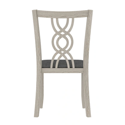 Javlergo Modern Solid Wood Dining Chairs with Upholstered Seat