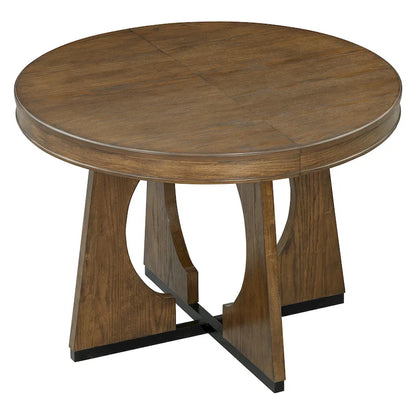 5-Piece Vintage Dining Set with Extendable Table & 4 Chairs