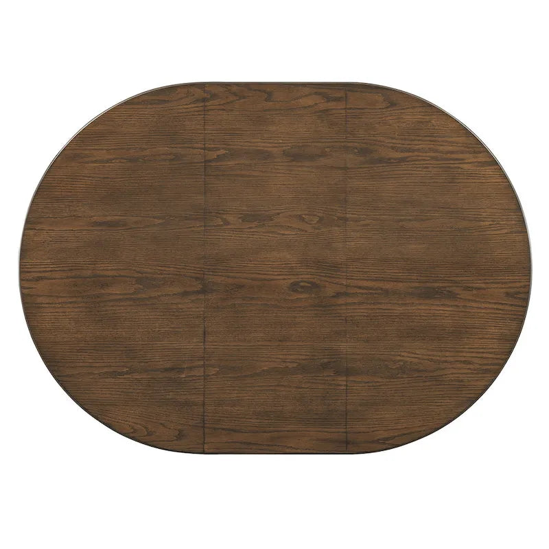 5-Piece Vintage Dining Set with Extendable Table & 4 Chairs