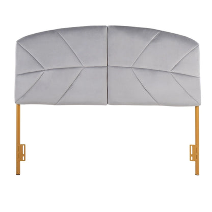 Silver Orchid Ralston Queen Upholstered Headboard