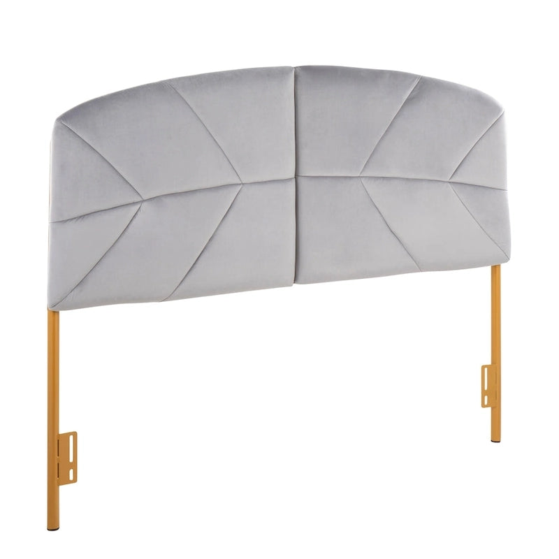 Silver Orchid Ralston Queen Upholstered Headboard