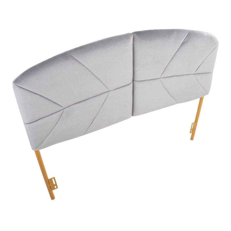 Silver Orchid Ralston Queen Upholstered Headboard