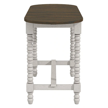 Vexl Walnut 71-inch Counter Height Table w/ Drop Leaf by Furniture of America