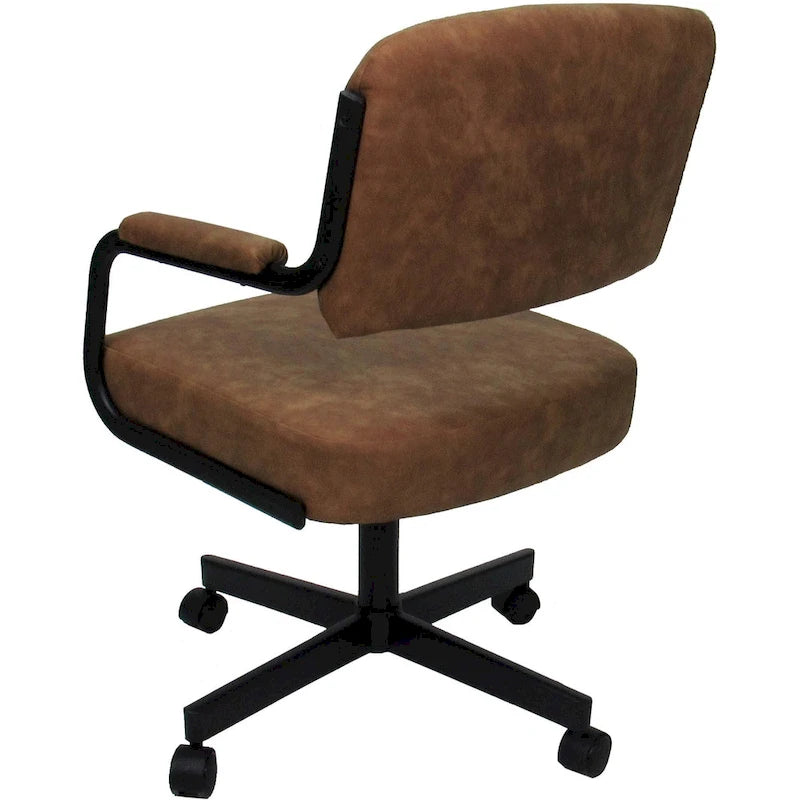 Swivel Kitchen Dining Caster Chair with Wheels - M-110 - N/A