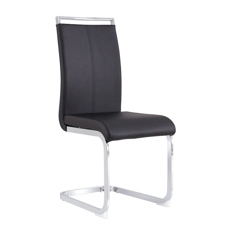 Modern Dining Chairs PU Faux Leather set of 4