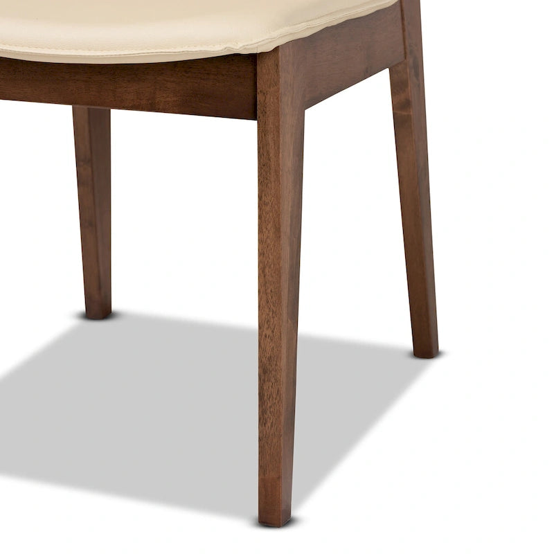 Afton Mid-Century Modern 7-Piece Dining Set