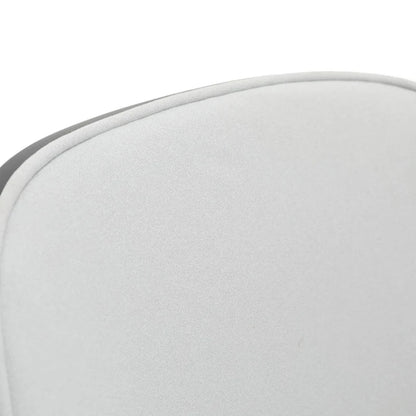 Dining Chair with Upholstered Seat Side Chair with MDF Wood Frame in Steel Set of 4