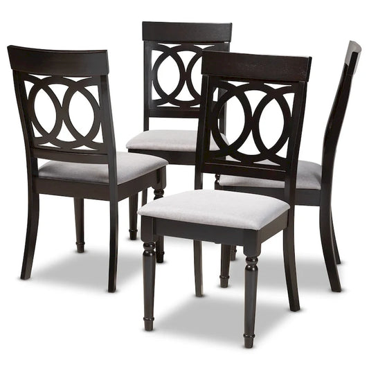 Copper Grove Taizz Modern Fabric 4-piece Dining Chair Set