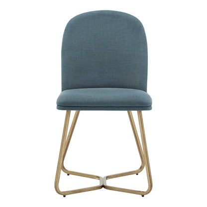 Cheyenne Gold Metal Dining Chair (Set of 2) by iNSPIRE Q Modern