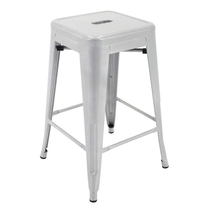 Carbon Loft Athos Indoor and Outdoor Metal Patio Counter Stool (Set of 4)