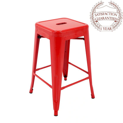 Carbon Loft Athos Indoor and Outdoor Metal Patio Counter Stool (Set of 4)