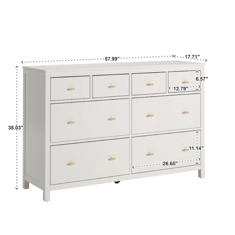 Lydia 8-Drawer Dresser by iNSPIRE Q Modern