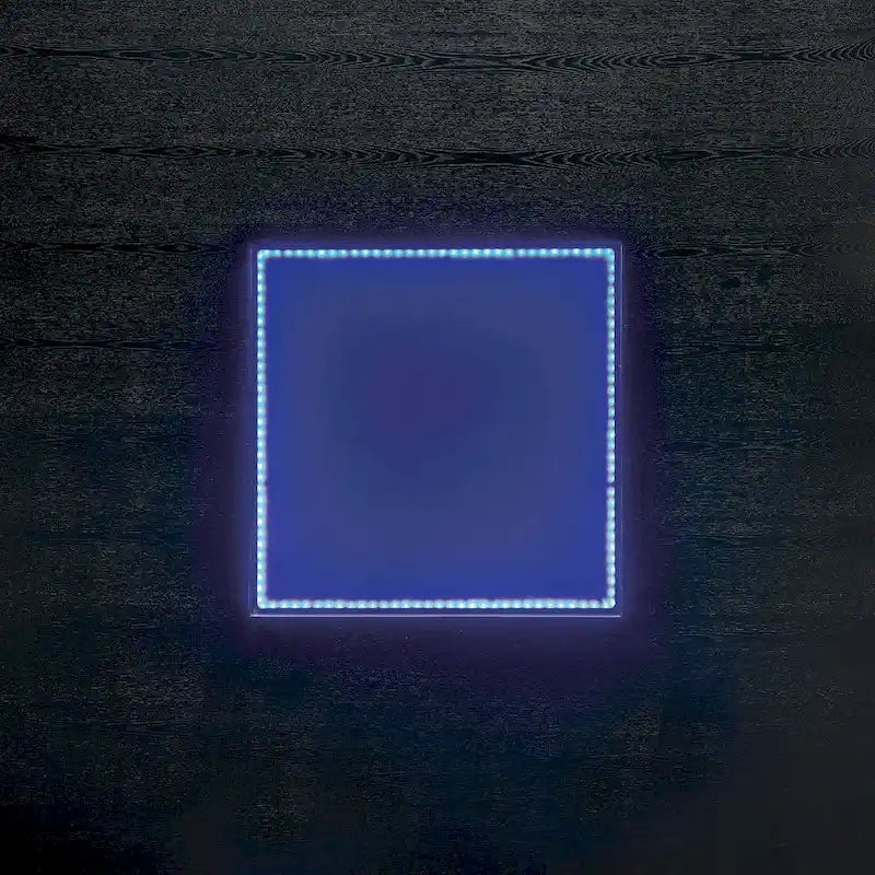 Blanton Contemporary Black Solid Wood LED 5-Piece Counter Height Dining Table Set by Furniture of America