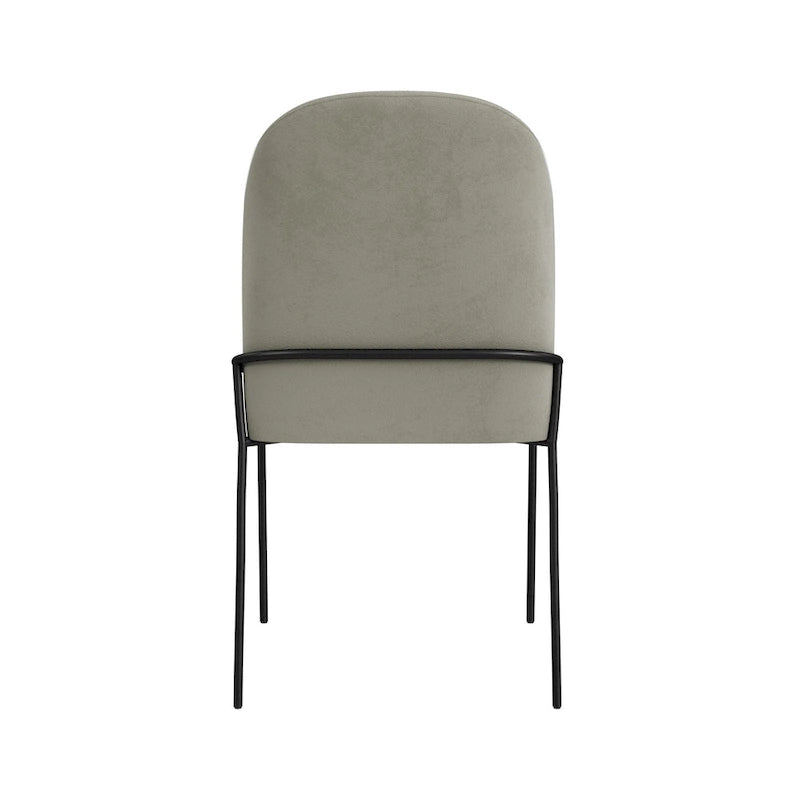 HomePop Modern Velvet Upholstered Dining Chair- single pack