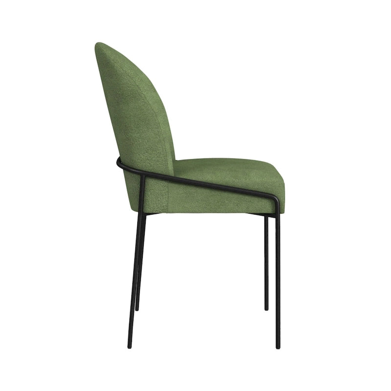 HomePop Modern Velvet Upholstered Dining Chair- single pack