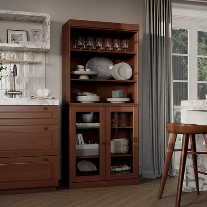 100% Solid Wood 32 Kitchen Pantry Cabinet with 2 Doors by Palace Imports