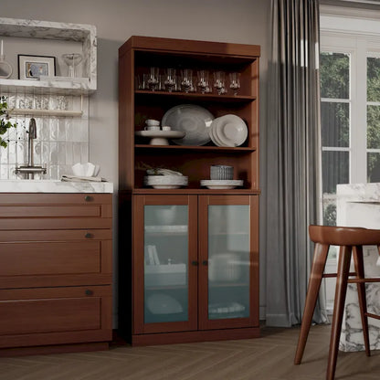 100% Solid Wood 32 Kitchen Pantry Cabinet with 2 Doors by Palace Imports