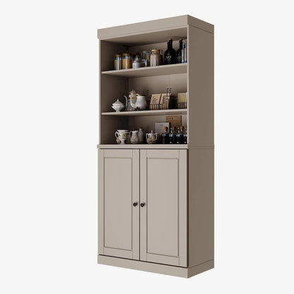100% Solid Wood 32 Kitchen Pantry Cabinet with 2 Doors by Palace Imports