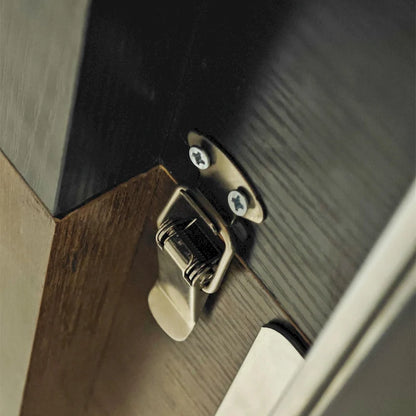 Retro Rectangular Dining Table with Carole Top and Black Embossed Center Plate