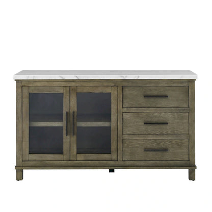 Steve Silver Marble Top Server