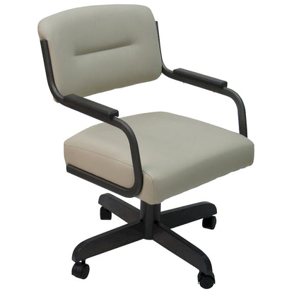Swivel Tilt Kitchen Caster Chair with Wheels M-115 - 18 inch Seat