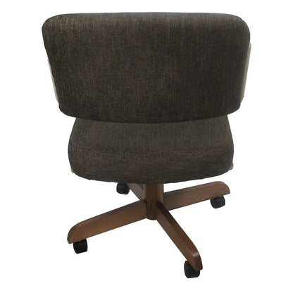 Swivel Tilt Kitchen Caster Chair with Wheels M-115 - 18 inch Seat