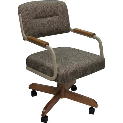 Swivel Tilt Kitchen Caster Chair with Wheels M-115 - 18 inch Seat